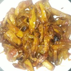 A picture of Taro root vegetable.