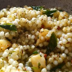 A picture of Quick breakfast recipe| Sabudana khichdi.