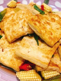 蔥燒豆腐 的食譜成品照片