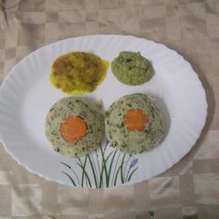 A picture of Sooji Idli/ Semolina Idli.
