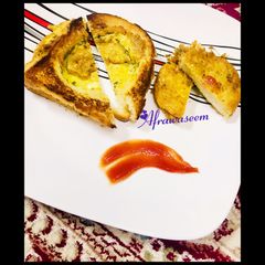Egg toasties it’s tempting..! A picture of Egg toasties it’s tempting..!.
