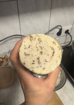 Hình của món Giò ức gà nấm hương.