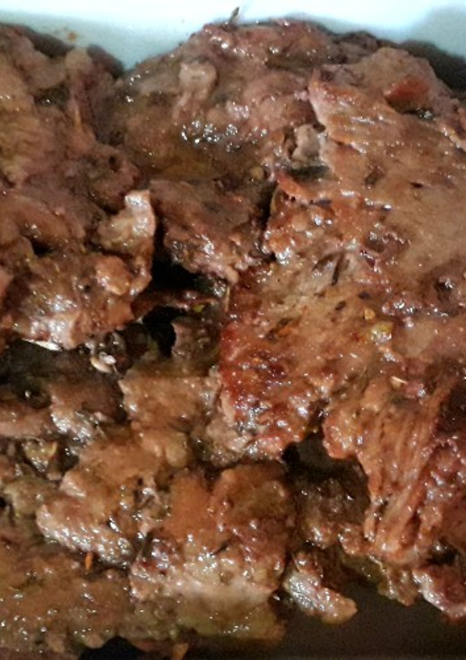 Una foto de Bistec de res a las hierbas