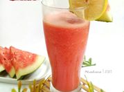 Gambar jus semangka dan lemon