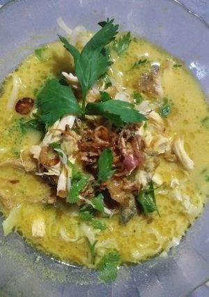 Foto resep SOTO AYAM kuah kuning