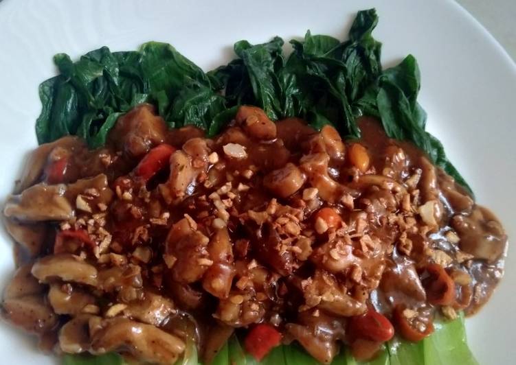 Pokcoy Garlic Chicken Saus Tiram