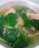 Canh cải rổ cá điêu hồng