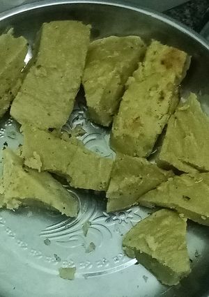 Hình của món Bánh khoai lang nướng.