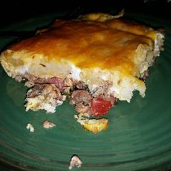 A picture of Shelly's Quieshish Yumminess!.