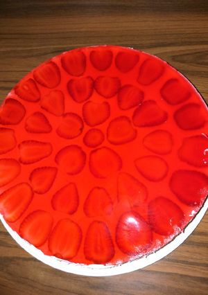 صورة لوصفة تشيز كيك الفراولة 🍓