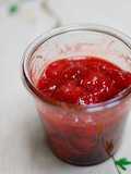 Vivid Strawberry Jam with Pulp