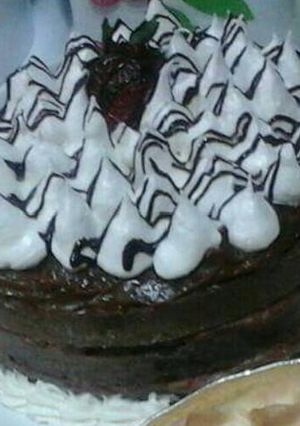 Una foto de Torta de Chocolate y Crema de café