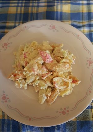 A picture of Crab salad.