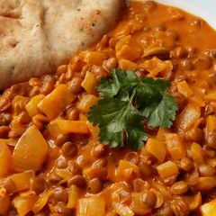 A picture of Vickys No Fuss Lentil Curry, GF DF EF SF NF.