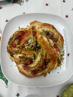 Una foto de Trenza de salmón y queso fresco