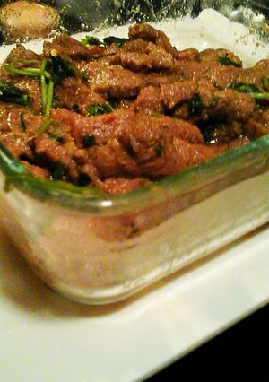 A picture of Sweet & Spicy Cilantro Flank Steak.