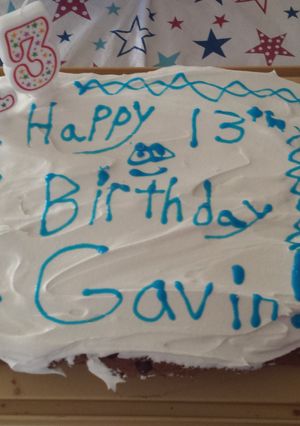 A picture of Cookie cake.