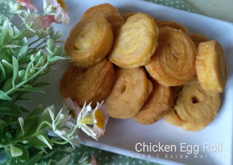 Resep Chicken Egg Roll Yang Nikmat