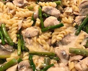 Without Fail Prepare Recipe Chicken  asparagus one pot pasta Delicious Simple