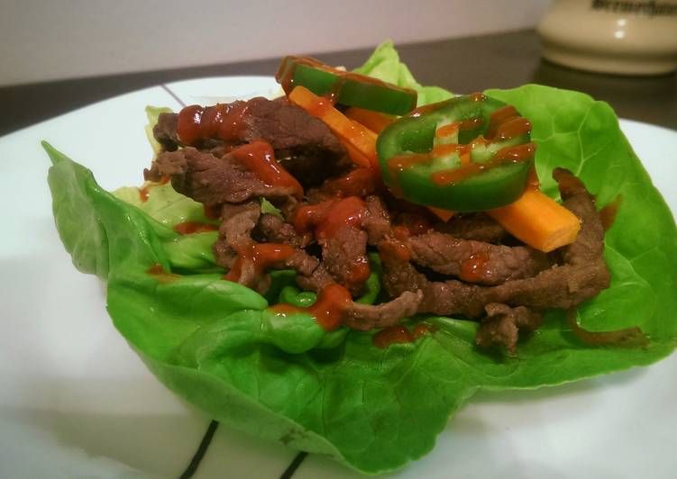 Recipe of Award-winning Bulgogi Lettuce Wraps