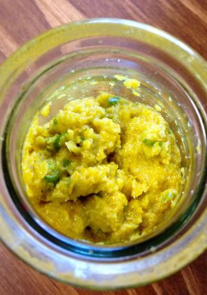 A picture of Homemade Yuzu Kosho (Citrus Chili Paste).
