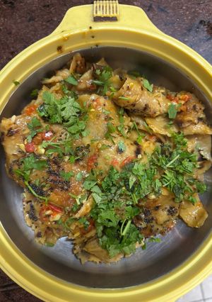 A picture of Seyal chapati.