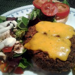 A picture of Almost bean burger.