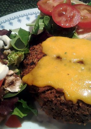 A picture of Almost bean burger.