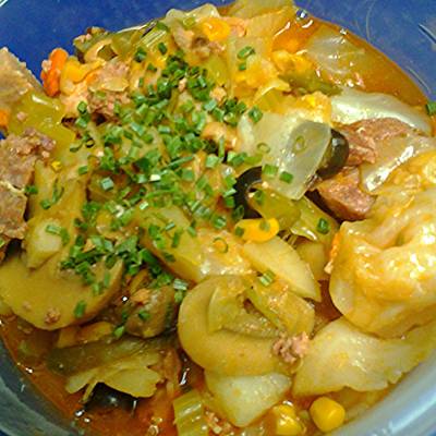 The kitchen sink soup Recipe by skunkmonkey101 - CookpadAdd CooksnapShare-image