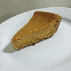 A picture of Sweet Potatoe Pies With Coconut Milk And Brandy Baked In Graham Crust.