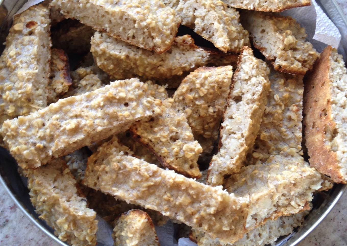 Banana-Oatmeal bars