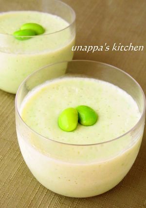 A picture of Rich & Smooth Edamame Tofu.