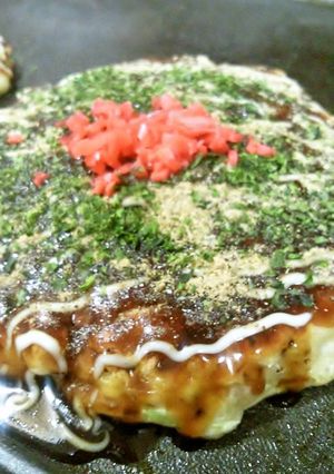 A picture of Our Family's Recipe For Fluffy Light Okonomiyaki with Tofu.