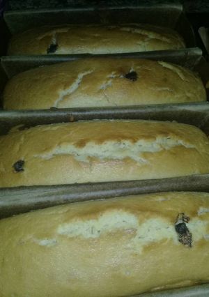 Una foto de Budín de vainilla con chips de chocolate