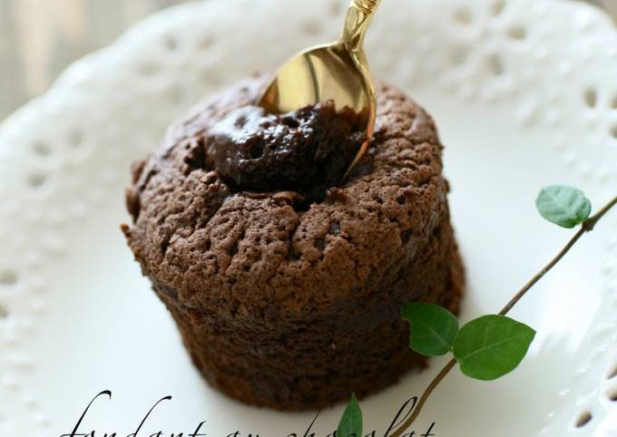 Recipe of Homemade Melt-in-your-mouth Molten Chocolate Cake