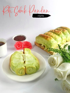 Foto resep Roti sobek pandan