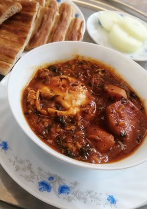 عکسی از دستور یاغ شورباشی(غذای سنتی آذربايجان)