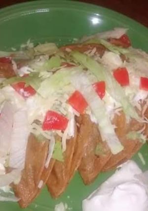A picture of Tacos Durados.