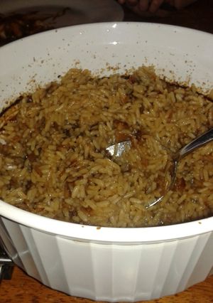 A picture of Stick of butter rice.
