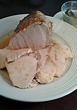A picture of Boneless Turkey Breast,Cooked Sous Vide.