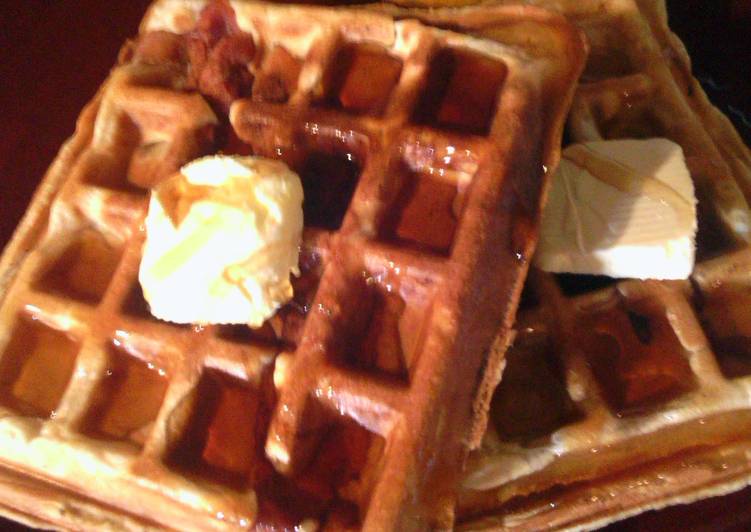 Step-by-Step Guide to Cook Yummy bacon waffles