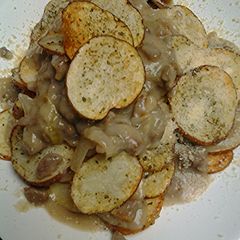 A picture of Irish inspired nachos.