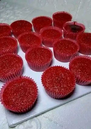 A picture of Lovely eggless red velvet cake recipe.