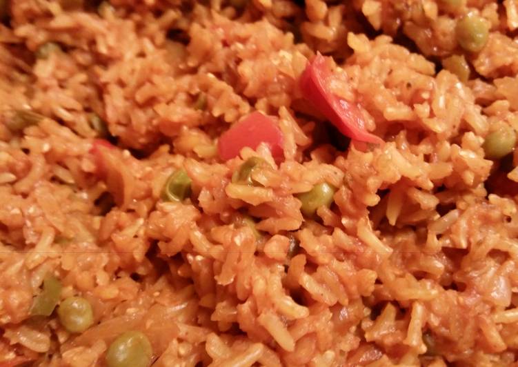 Easiest Way to Make Super Quick Homemade Alt. Mexican Rice [Brown Rice]