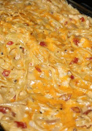 A picture of Chicken Spaghetti.