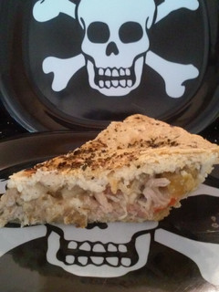 A picture of Apple & Chicken Crock Pot Pie.
