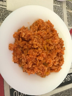 Una foto de Arroz blanco con pisto