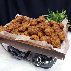 A picture of Malabar Spinach Fritters.