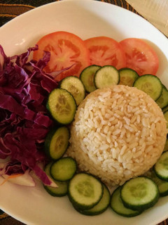 Una foto de Arroz integral a mi estilo