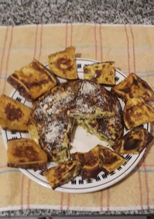 Una foto de Tortilla Verde con Batatas Rústicas